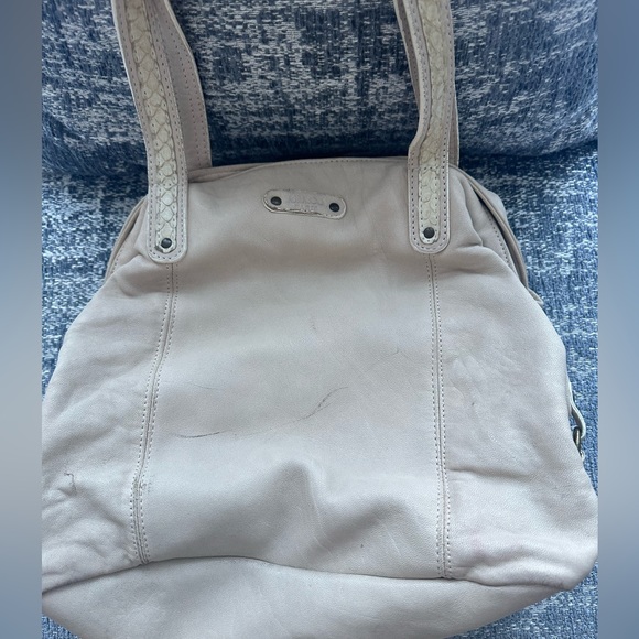 Abaco Handbag Ivory and Snakeskin Made in Paris - Picture 4 of 4